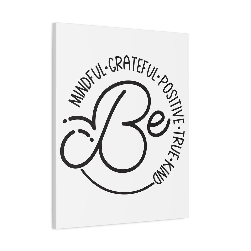 Inspirational Wall Art Mindful Grateful Positive Motivation for Inspiring
